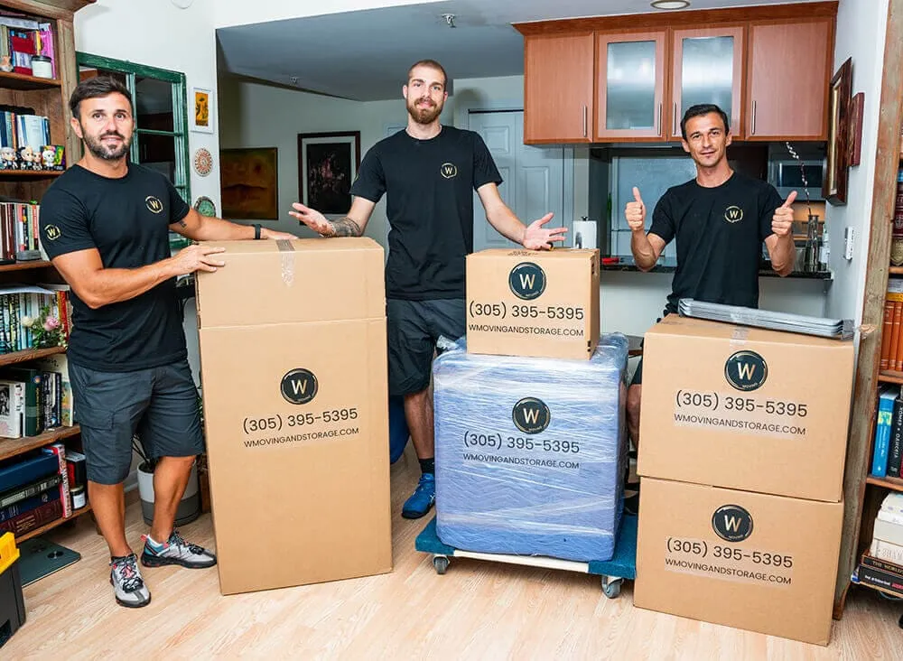 Experienced Miami Moving Team at W Moving and Storage