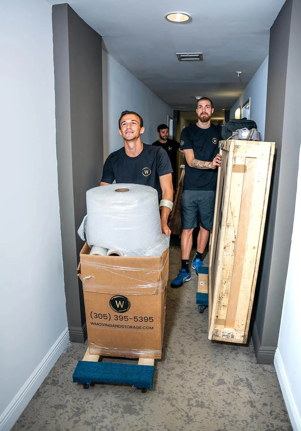 Customer Service Miami Moving Company Team at W Moving and Storage